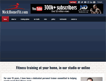 Tablet Screenshot of nickhomefit.com